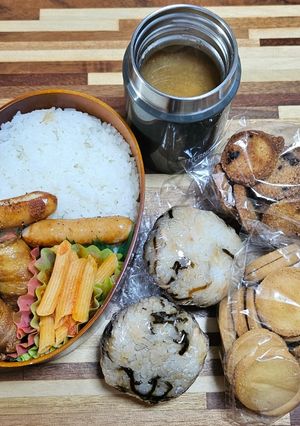 高校生男子お弁当26年2月2日-レシピのメイン写真