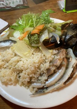 魚介類の蒸し野菜ご飯-レシピのメイン写真