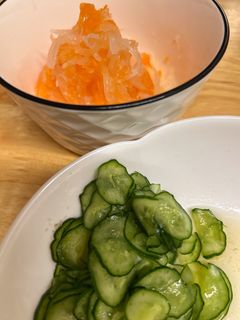 野菜のナムルと浅漬け 2品-レシピのメイン写真