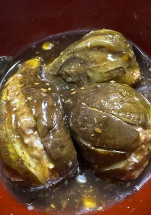 まるごとなすの肉詰め-レシピのメイン写真