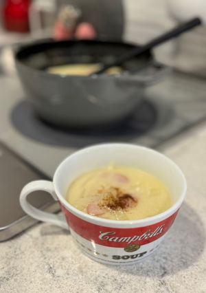 ソーセージとセロリのクリームスープ-レシピのメイン写真