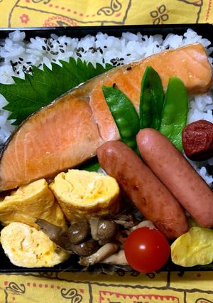 8/3ﾖｯﾁｬﾝ☆鮭和風お弁当-レシピのメイン写真