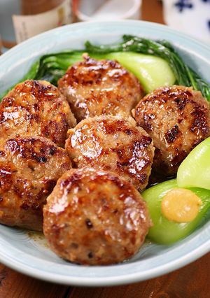行列の中華屋さんの🍚肉まんハンバーグ🤭💕-レシピのメイン写真