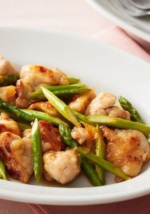 鶏肉とアスパラのマーマレード炒め-レシピのメイン写真