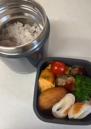 息子弁当142ピーマン肉詰め-レシピのメイン写真