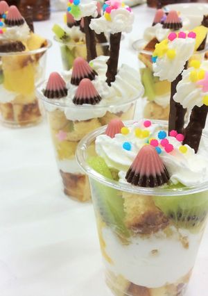 【宮野森小学校】米粉のトライフル-レシピのメイン写真