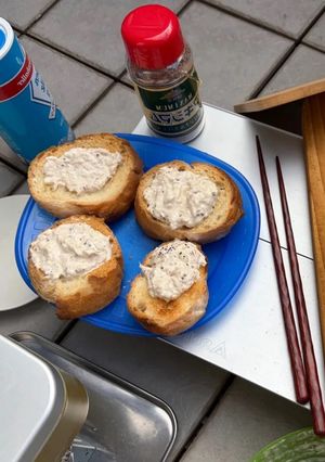 簡単 ツナ缶リエット バゲット-レシピのメイン写真