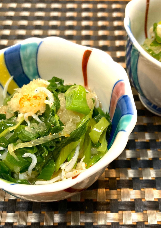 【野菜ソムリエ】炒め九条ねぎのおろし和え-レシピのメイン写真