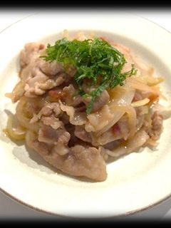 豚肉の梅生姜焼き(透析食)-レシピのメイン写真