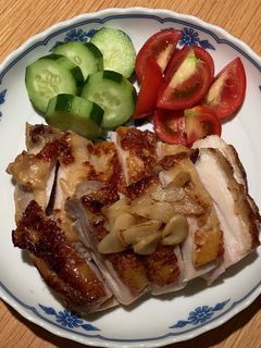 鶏もも肉の塩糀ガーリックステーキ-レシピのメイン写真