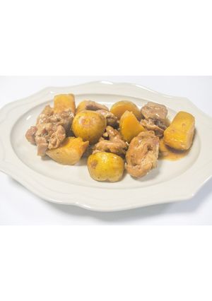 鶏もも肉とじゃがいもの梅醤油煮-レシピのメイン写真