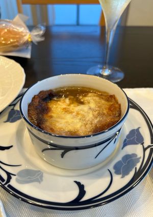簡単♡市販スープでオニオングラタンスープ-レシピのメイン写真