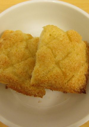 【保育園レシピ】メロンパン風トースト-レシピのメイン写真