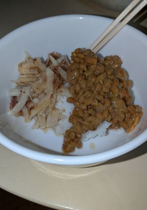 作り置き大根と納豆ご飯-レシピのメイン写真
