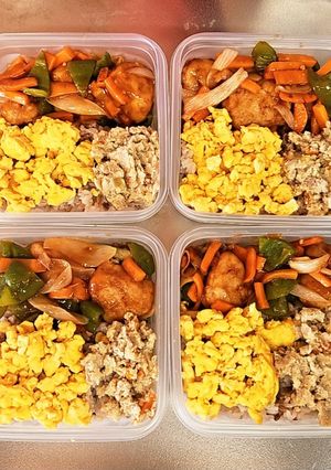酢豚ならぬ酢鶏の冷凍弁当！！-レシピのメイン写真