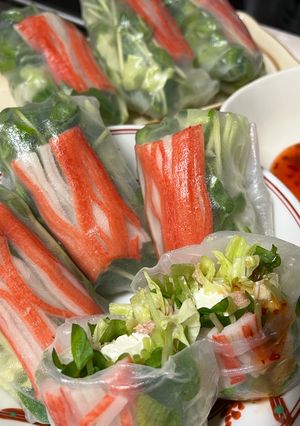 生春巻きのサラダ♪♪-レシピのメイン写真