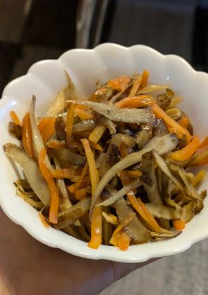 白だしで！！ごぼうのきんぴら-レシピのメイン写真