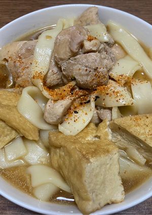 【糖尿病】鳥もも厚揚げうどん-レシピのメイン写真