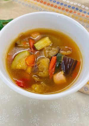 冷凍野菜で♪簡単洋風スープ-レシピのメイン写真
