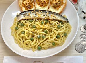 令和の米騒動…パンかパスタ水戸納豆さんま-レシピのメイン写真