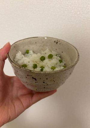 グリンピースでお豆ご飯🫛🌸-レシピのメイン写真