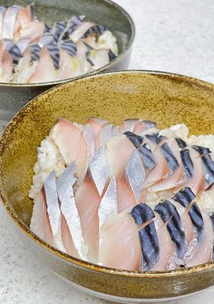 しめ鯖丼-レシピのメイン写真