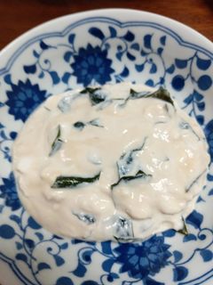 あわ漬けでわかめヨーグルト-レシピのメイン写真