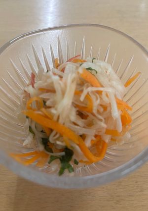 大根と人参の酢の物-レシピのメイン写真