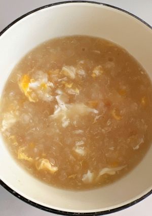 味噌卵おじや（卵粥）-レシピのメイン写真