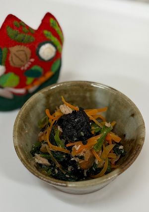 ほうれん草とにんじんのツナ和え-レシピのメイン写真