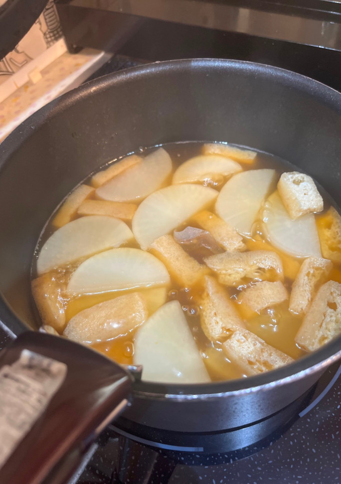 楽ちん！大根と油揚げのほっこり甘めな煮物-レシピのメイン写真