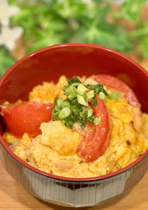 簡単！とろとろ中華トマたま丼☆ツナ入り-レシピのメイン写真