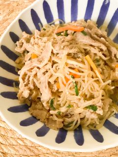 しらたきと牛肉のチャプチェ-レシピのメイン写真