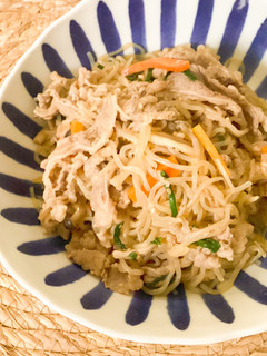 しらたきと牛肉のチャプチェ-レシピのメイン写真