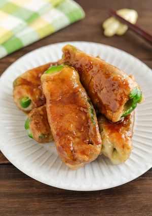 チーズがとろ～り♡ピーマンの肉巻き-レシピのメイン写真