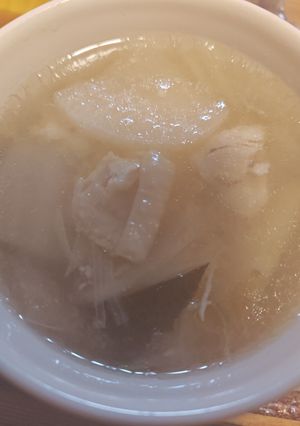 圧力鍋で鶏肉と大根白菜の塩麹スープ-レシピのメイン写真