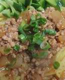 麻婆豆腐の素で作るジャージャー麺
