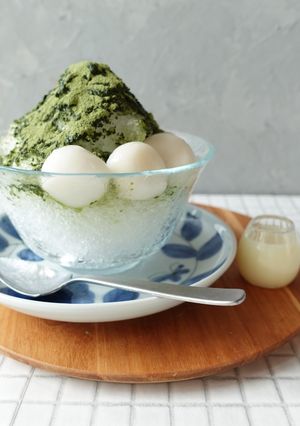 青汁かき氷-レシピのメイン写真