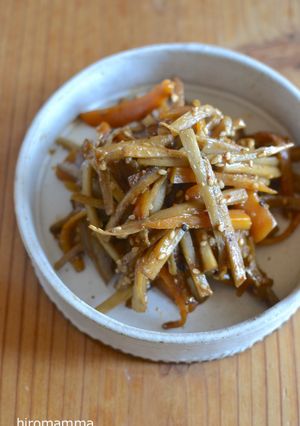 玄米甘酒の甘さとコクで作るきんぴら-レシピのメイン写真