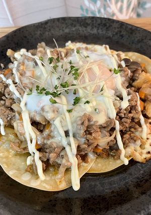 お花型で可愛いミートバーグ！-レシピのメイン写真