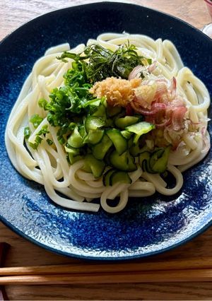きゅうりの検定♪薬味ぶっかけうどん-レシピのメイン写真