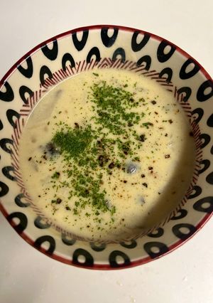 生姜でほっこり豆乳きのこスープ-レシピのメイン写真