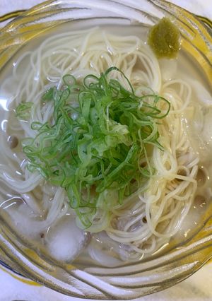 冷たい鶏出汁素麺-レシピのメイン写真