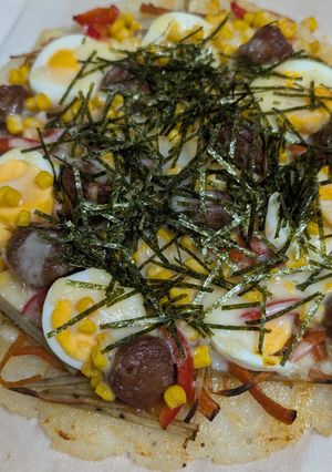 ごはんピザ-レシピのメイン写真