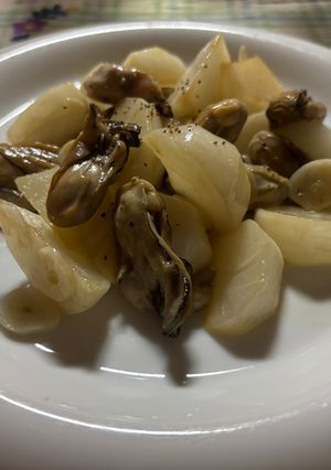 牡蠣とかぶのワイン蒸し-レシピのメイン写真