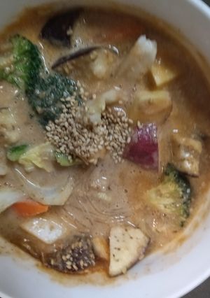 コク旨梅クリーム味ツナ根菜白菜野菜炒め-レシピのメイン写真