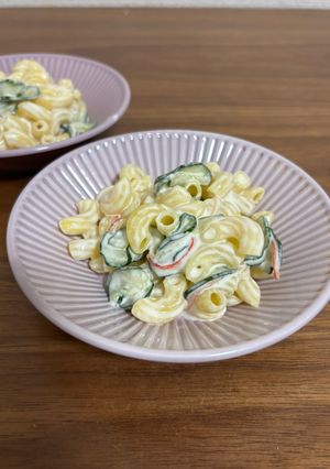 酢の物リメイク⭐︎マカロニサラダ-レシピのメイン写真