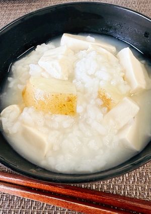 今日のブランチ　豆腐芋粥😻-レシピのメイン写真