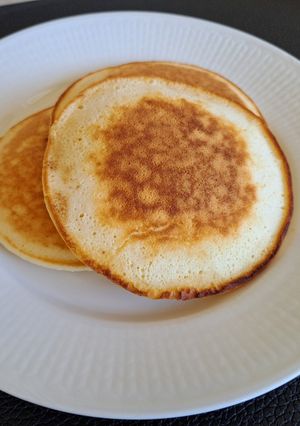わらびもち粉入りもちもちホットケーキ-レシピのメイン写真