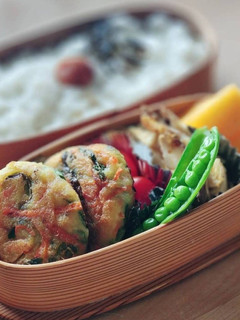 カニかまお焼き☆豆腐でカリカリふわ☆弁当-レシピのメイン写真